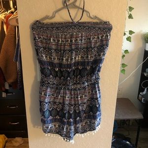 Bohemian halter romper rue21